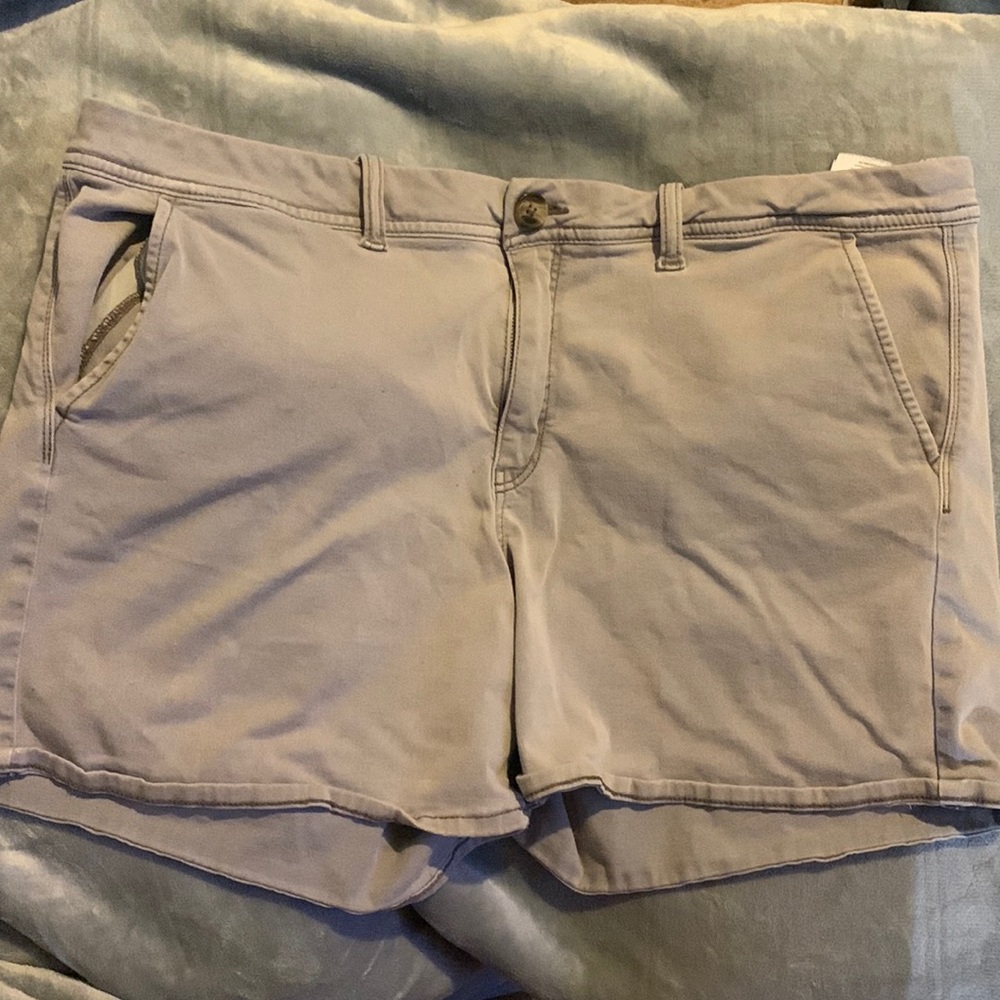 Gray American Eagle shorts sz18